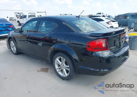 2013 Dodge Avenger Se V6 из США, поврежденный, VIN 1C3CDZAG4DN717676